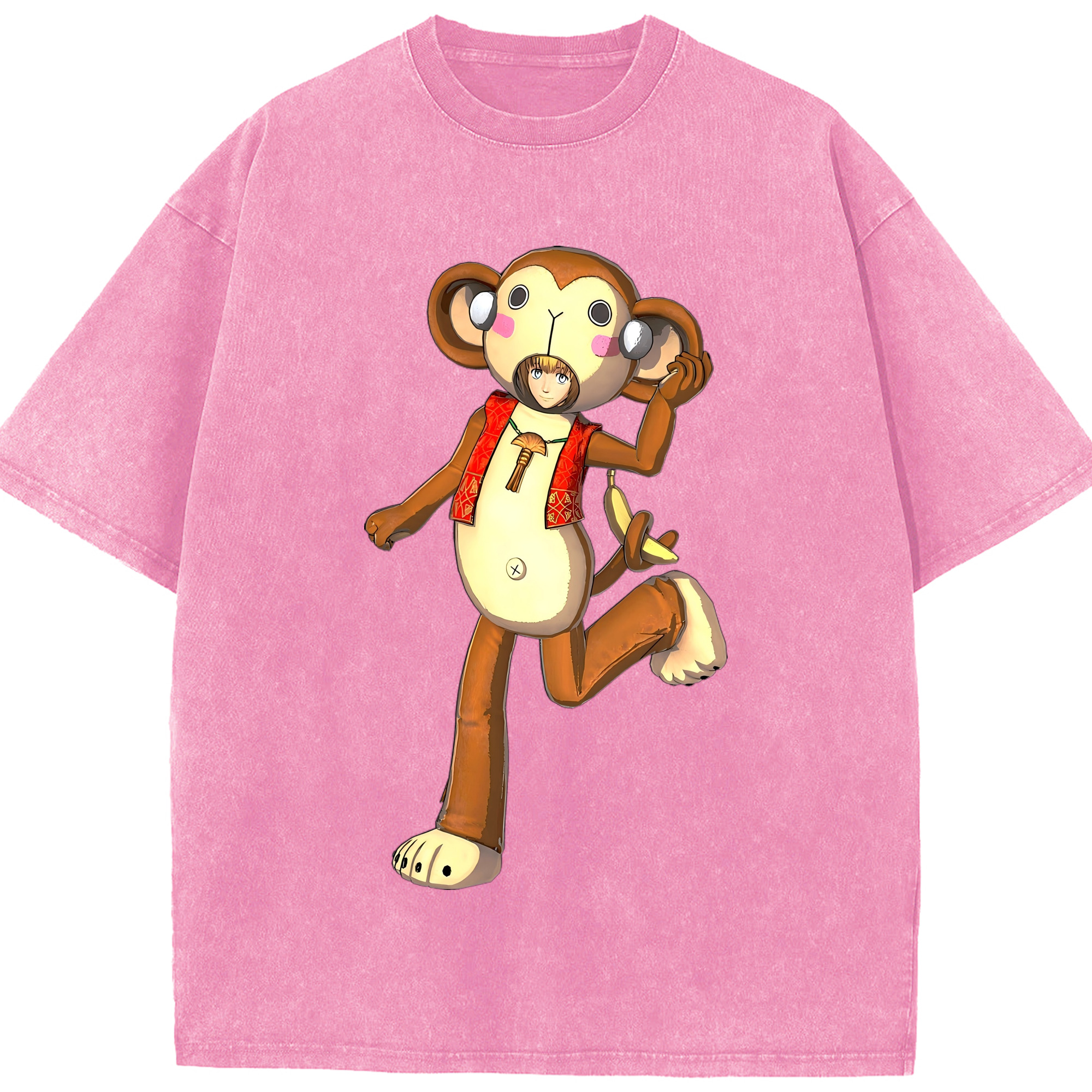 （画像用） 進撃の巨人 アルミン·アルレルト Attack on Titan Armin Arlert 綿100% ヴィンテージ風 半袖Tシャツ（フロントプリント）